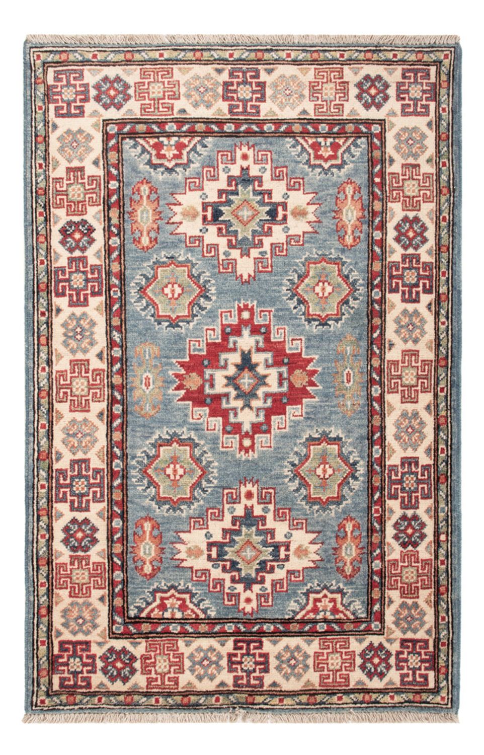 Alfombra Ziegler - Kazak - 128 x 82 cm - azul claro