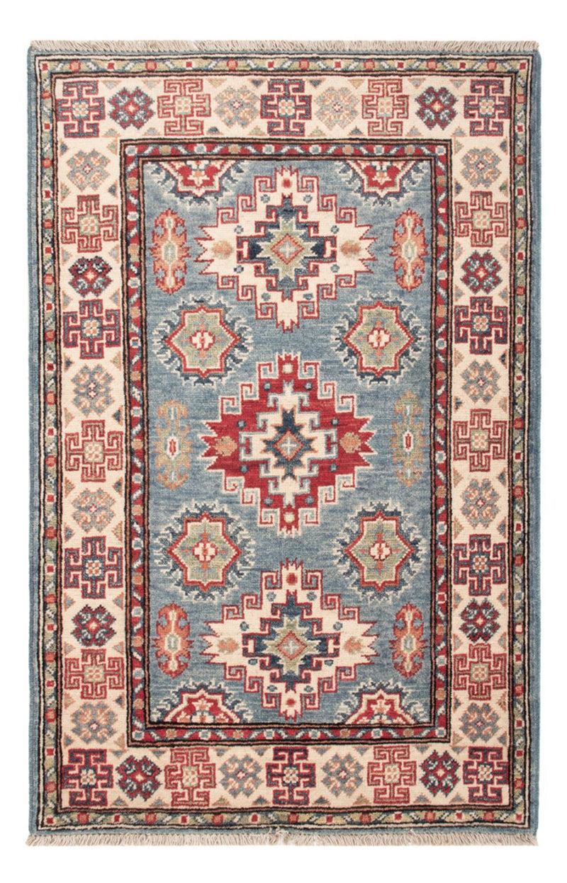 Alfombra Ziegler - Kazak - 128 x 82 cm - azul claro