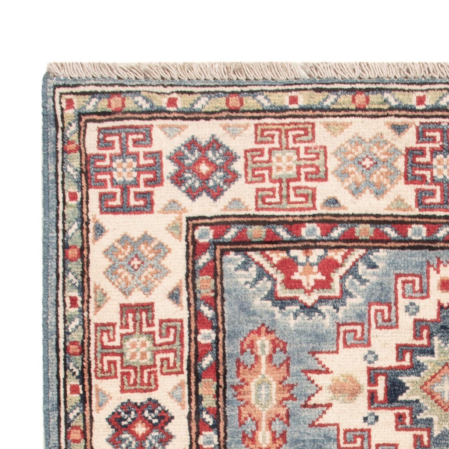 Alfombra Ziegler - Kazak - 128 x 82 cm - azul claro