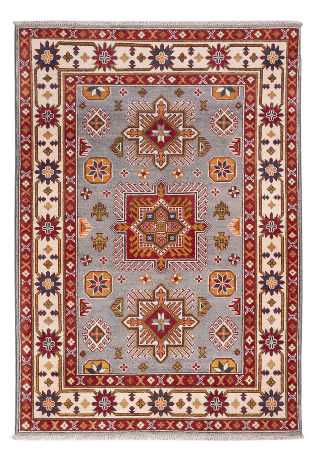 Alfombra Ziegler - Kazak - 181 x 123 cm - azul claro