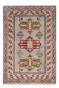 Alfombra Ziegler - Kazak - 149 x 101 cm - azul claro