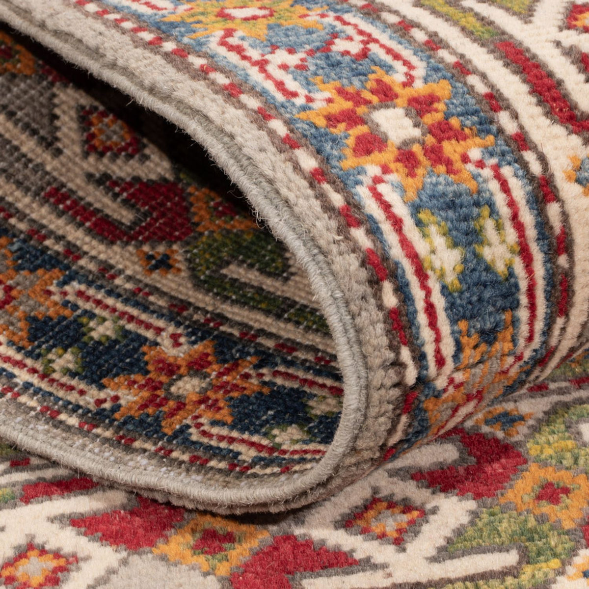 Alfombra Ziegler - Kazak - 149 x 101 cm - azul claro