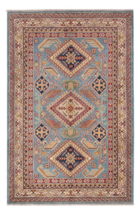 Alfombra Ziegler - Kazak - 185 x 120 cm - azul claro