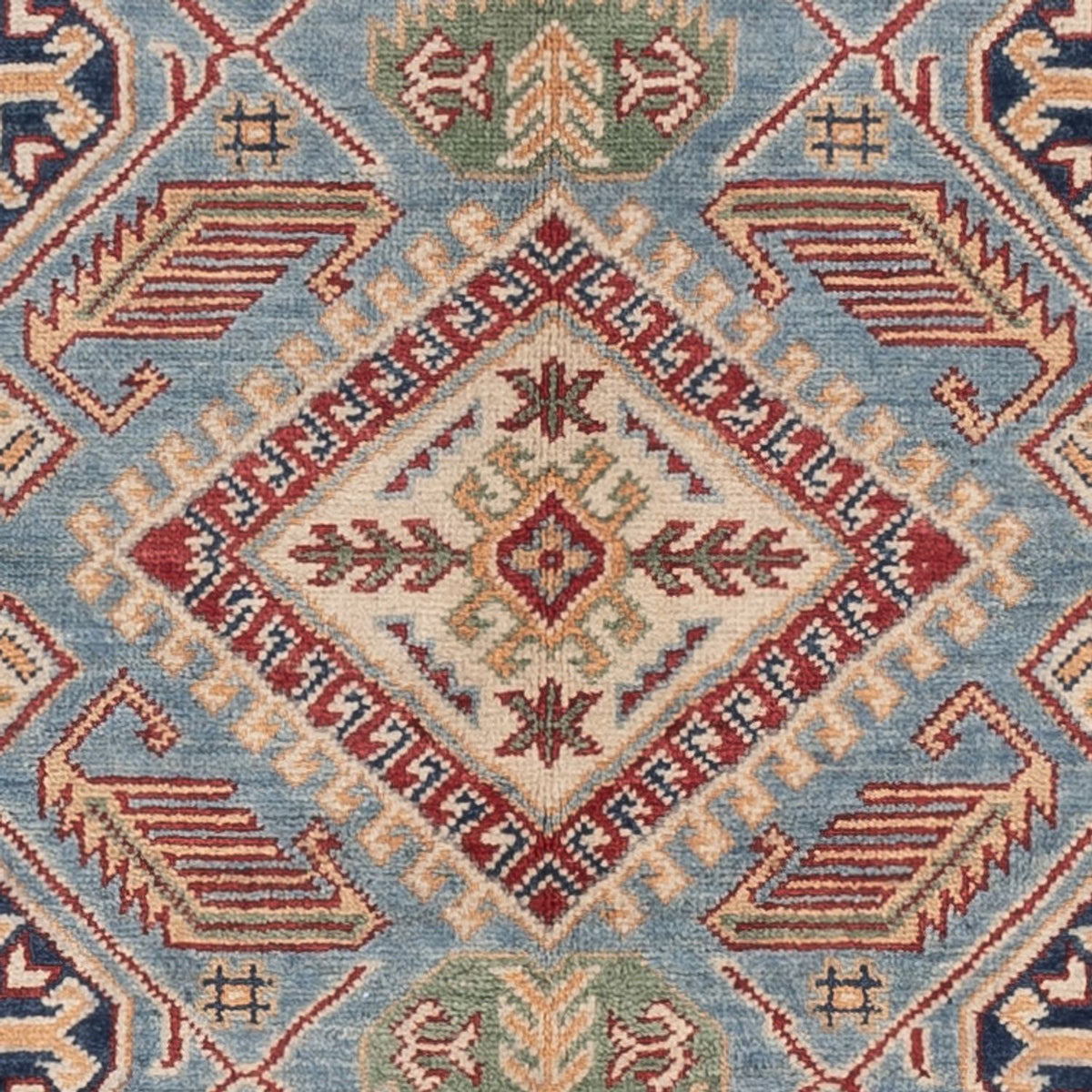 Alfombra Ziegler - Kazak - 185 x 120 cm - azul claro