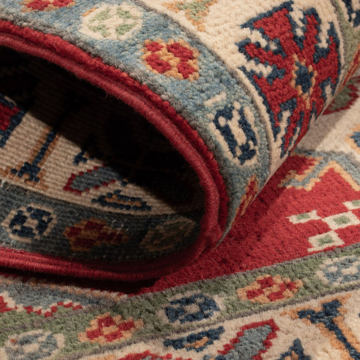 Alfombra Ziegler - Kazak - 131 x 101 cm - rojo