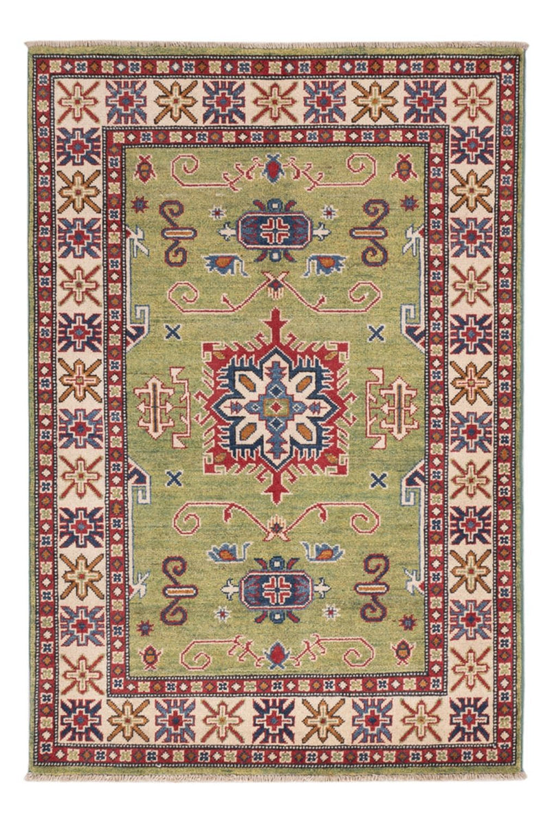 Ziegler Teppich - Kazak - 150 x 101 cm - grün