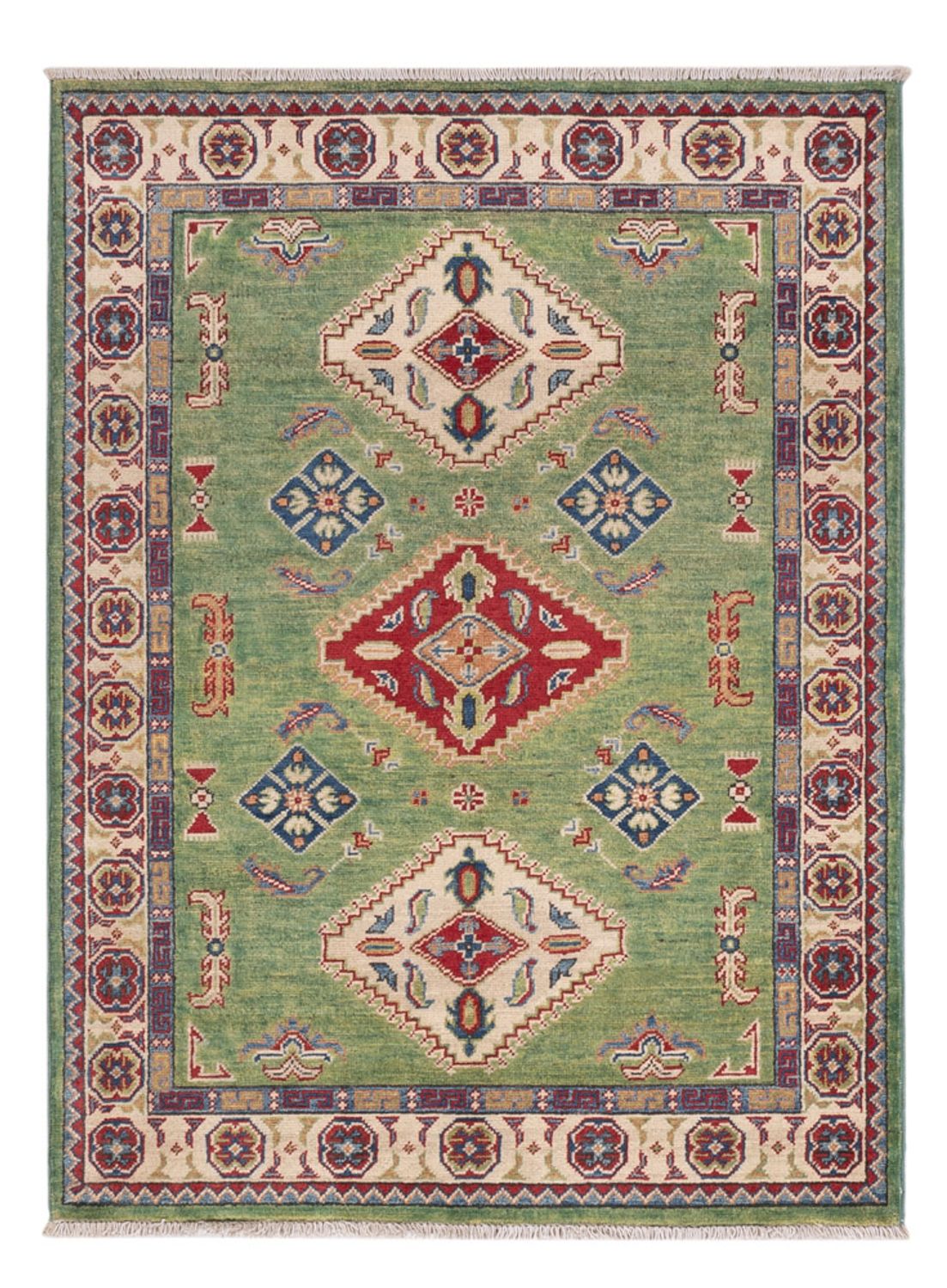Alfombra Ziegler - Kazak - 139 x 102 cm - verde
