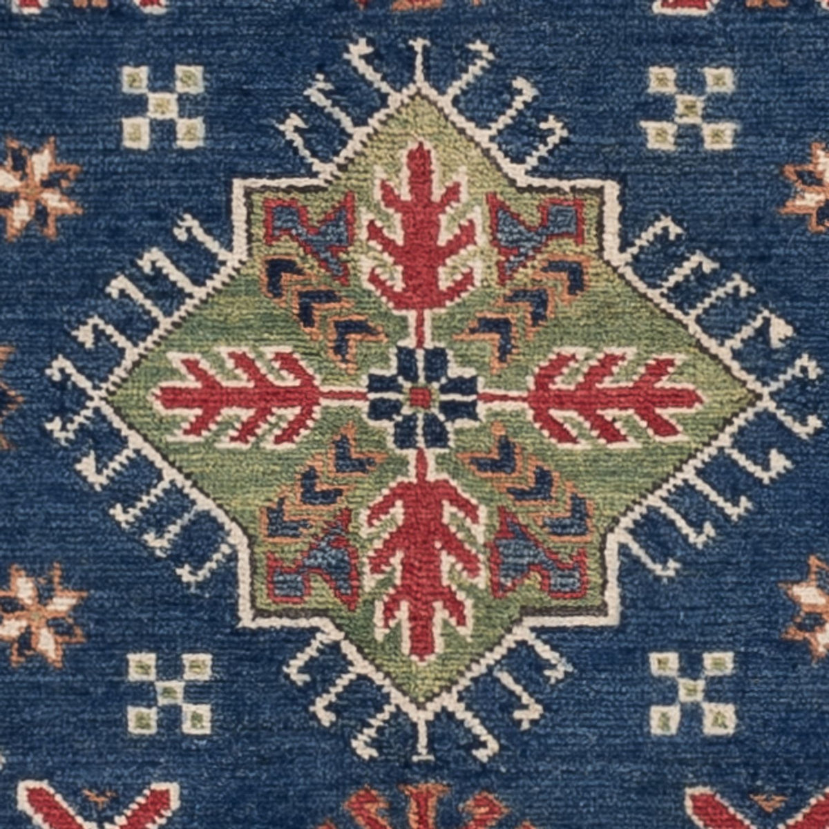 Alfombra Ziegler - Kazak - 152 x 98 cm - azul
