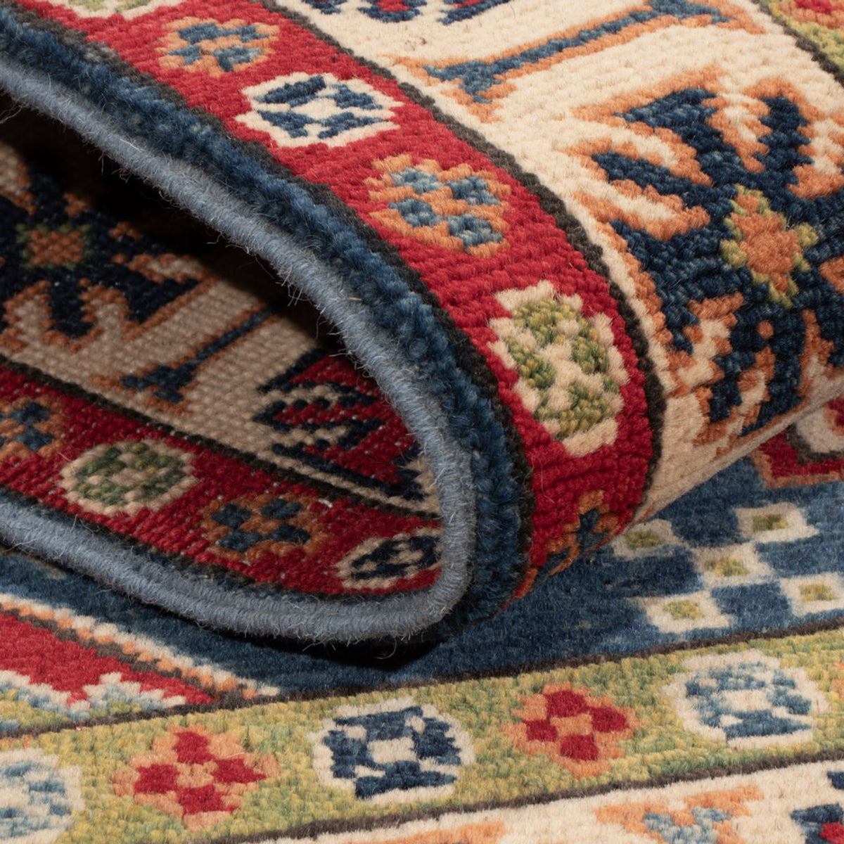 Alfombra Ziegler - Kazak - 152 x 98 cm - azul