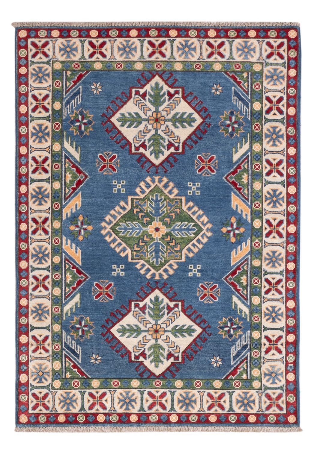 Alfombra Ziegler - Kazak - 142 x 101 cm - azul