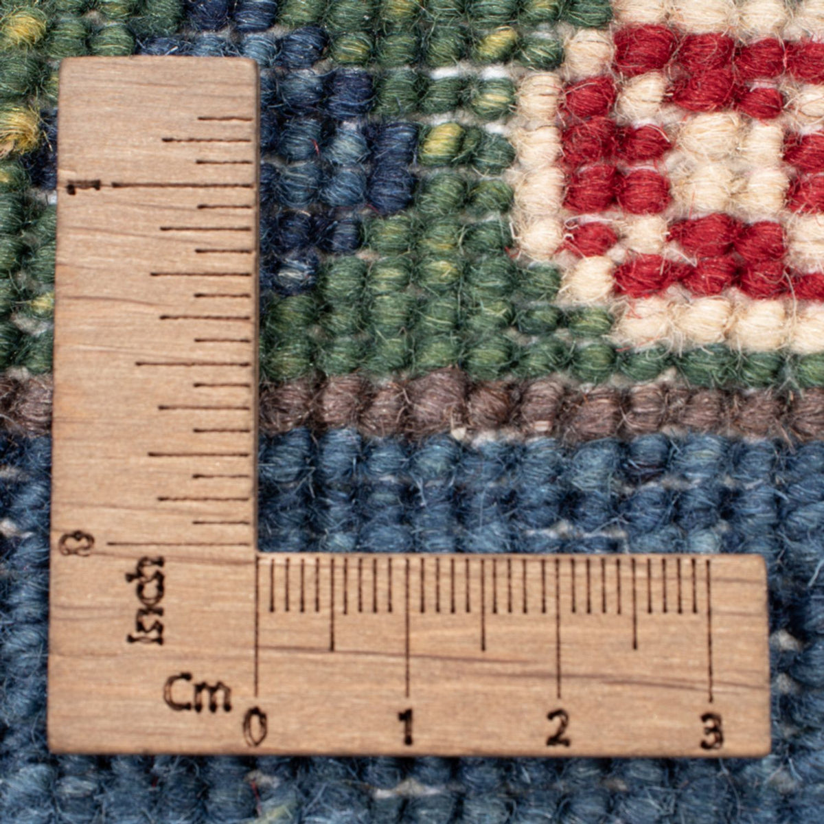 Alfombra Ziegler - Kazak - 142 x 101 cm - azul