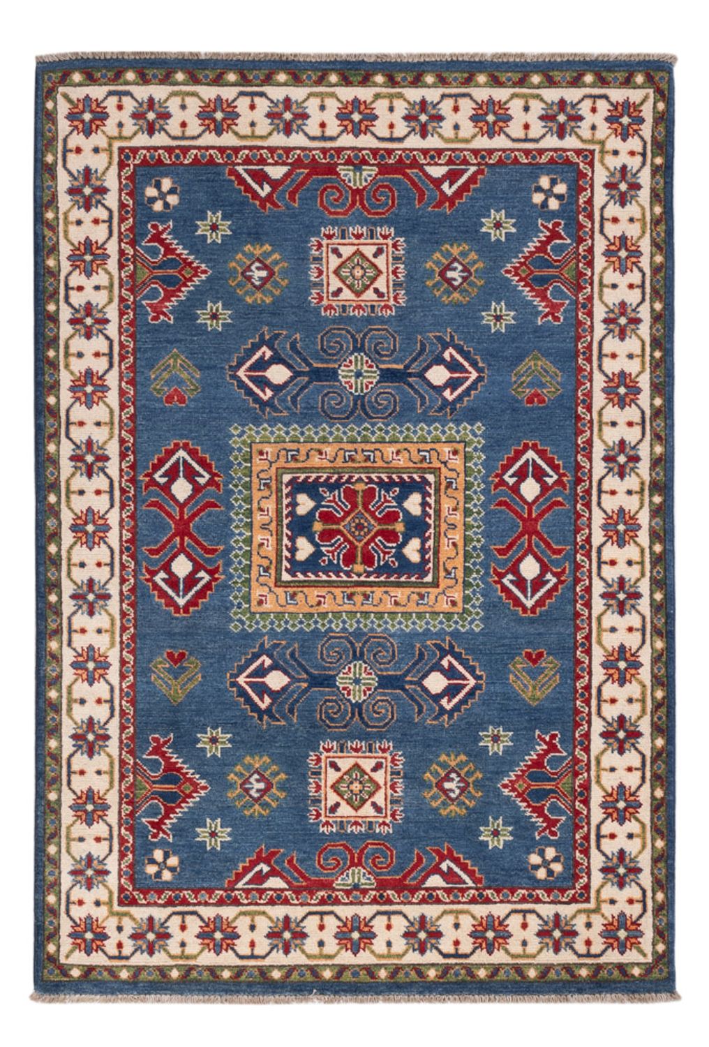 Alfombra Ziegler - Kazak - 180 x 122 cm - azul
