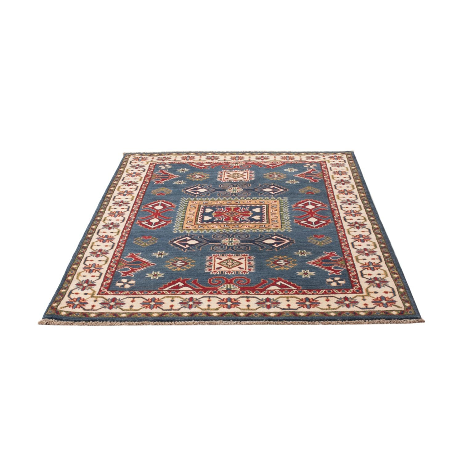 Alfombra Ziegler - Kazak - 180 x 122 cm - azul