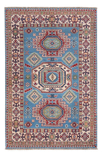 Alfombra Ziegler - Kazak - 186 x 120 cm - azul claro