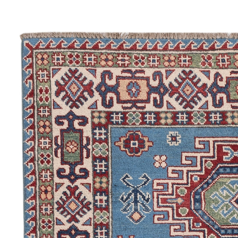 Alfombra Ziegler - Kazak - 186 x 120 cm - azul claro