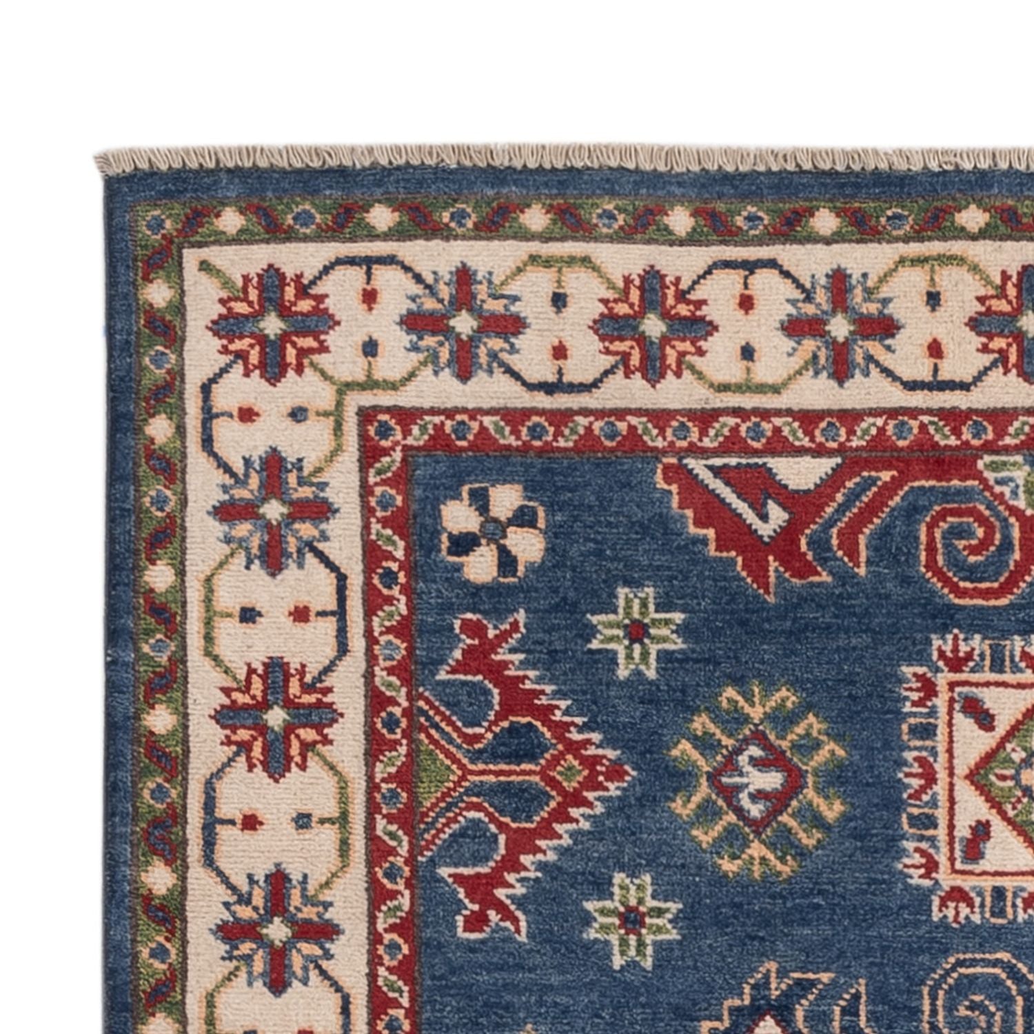 Alfombra Ziegler - Kazak - 188 x 122 cm - azul