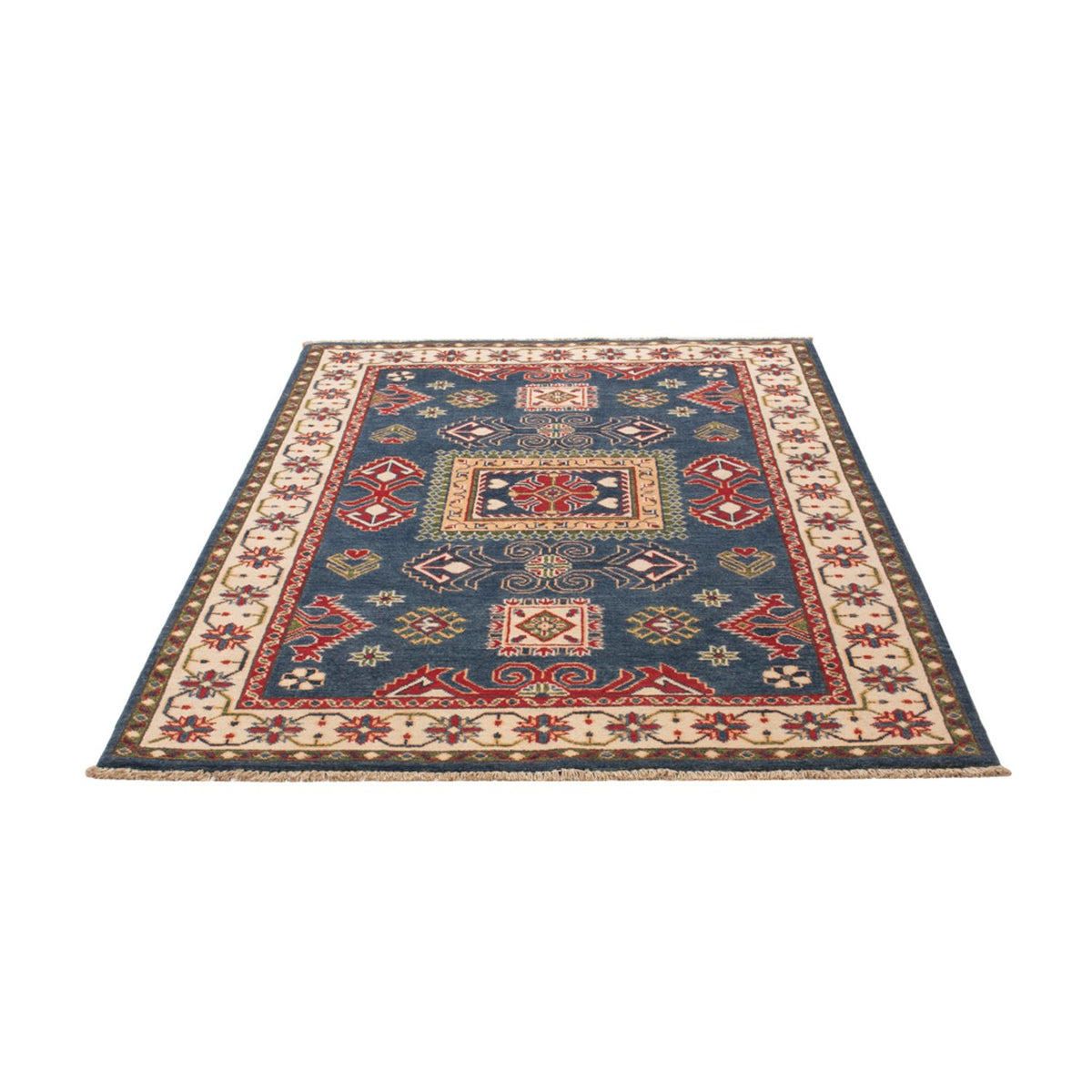 Alfombra Ziegler - Kazak - 188 x 122 cm - azul