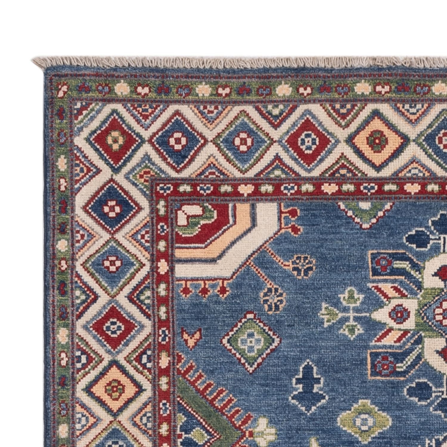 Alfombra Ziegler - Kazak - 183 x 122 cm - azul