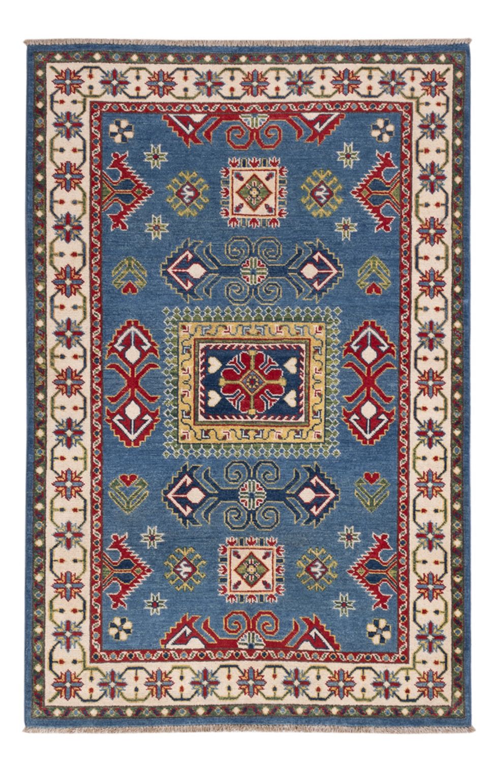Alfombra Ziegler - Kazak - 184 x 121 cm - azul