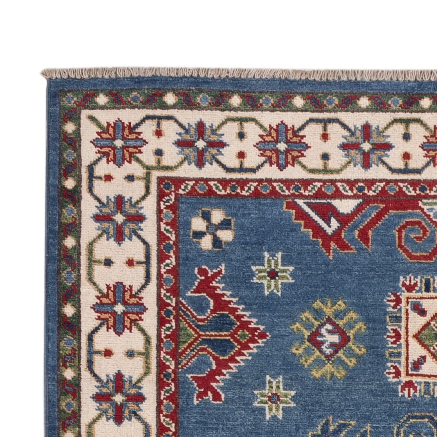 Alfombra Ziegler - Kazak - 184 x 121 cm - azul