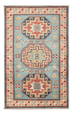 Alfombra Ziegler - Kazak - 124 x 78 cm - azul claro