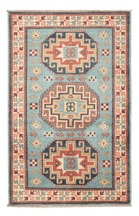Alfombra Ziegler - Kazak - 124 x 78 cm - azul claro