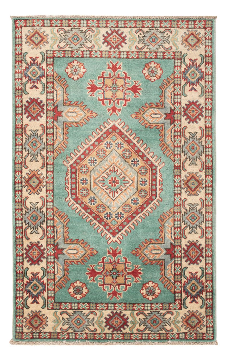 Alfombra Ziegler - Kazak - 120 x 76 cm - turquesa