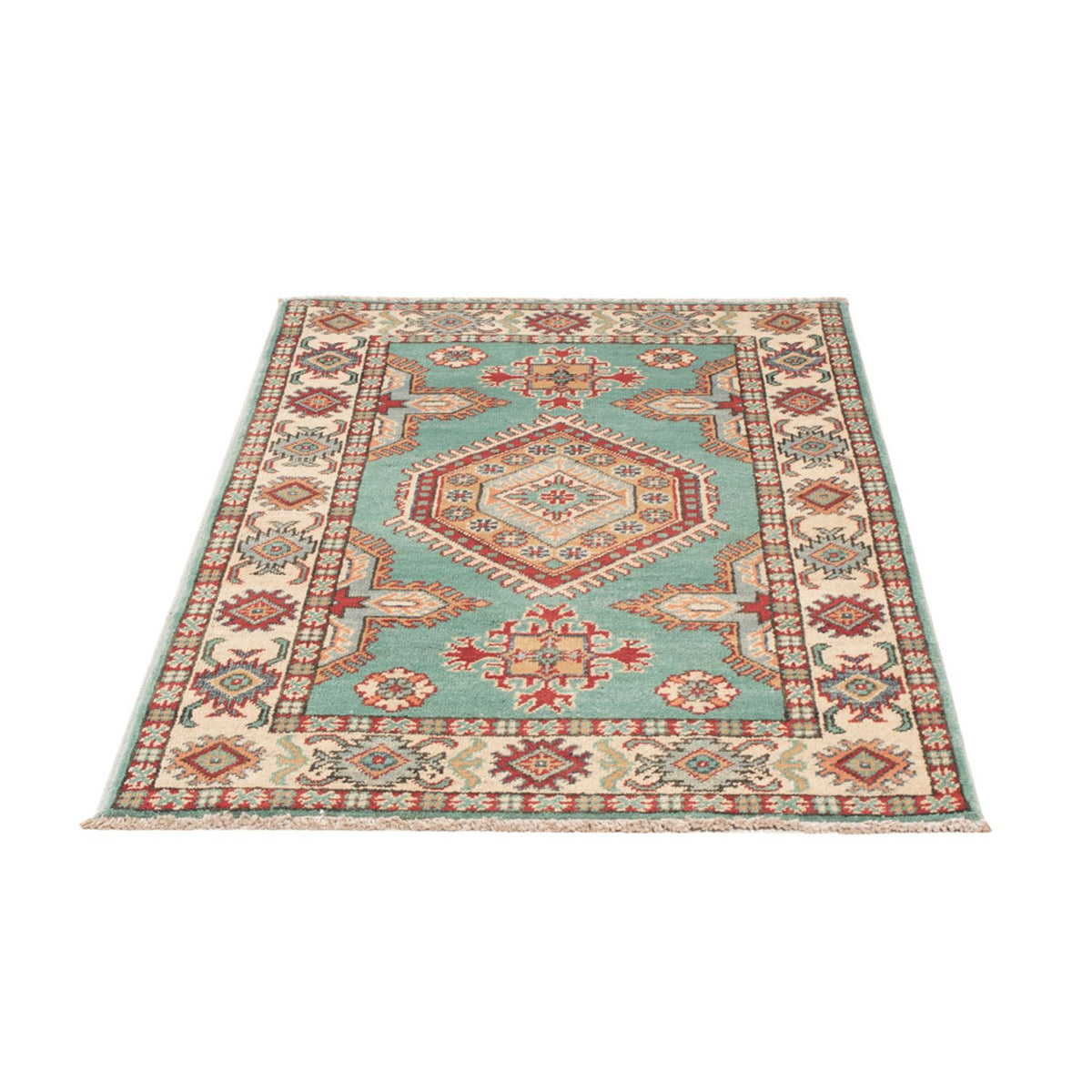Alfombra Ziegler - Kazak - 120 x 76 cm - turquesa