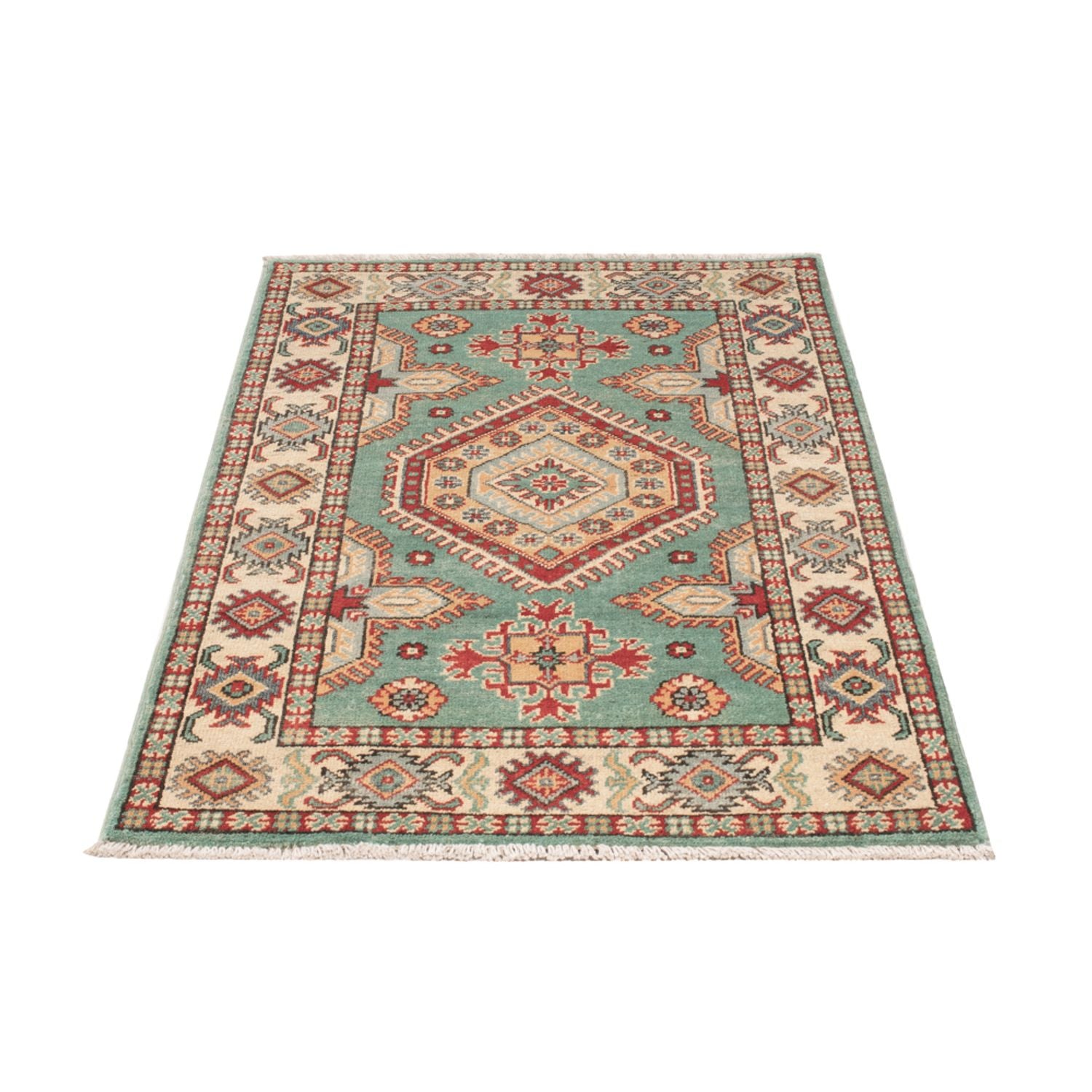 Alfombra Ziegler - Kazak - 127 x 77 cm - turquesa