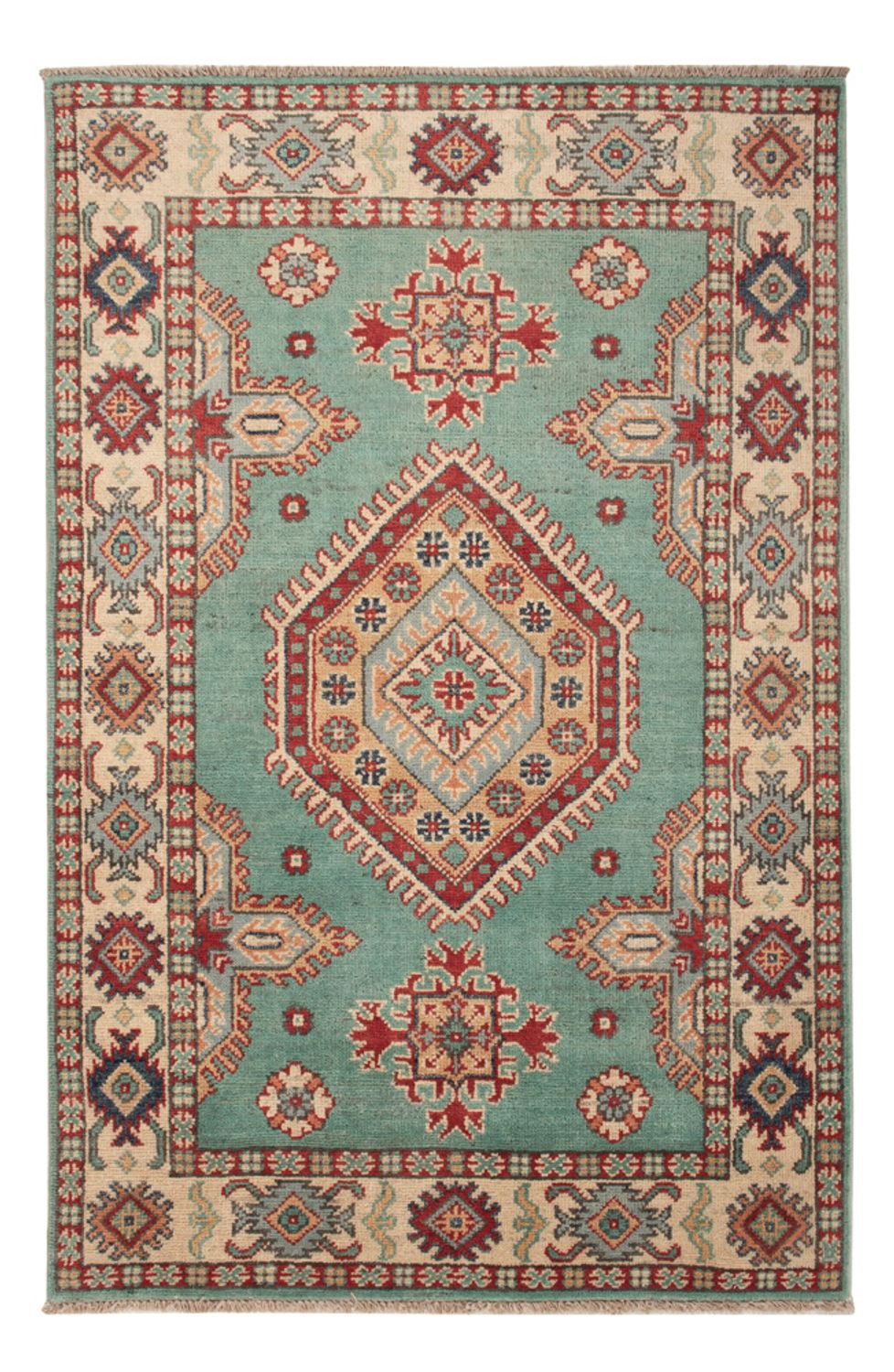 Alfombra Ziegler - Kazak - 123 x 82 cm - turquesa