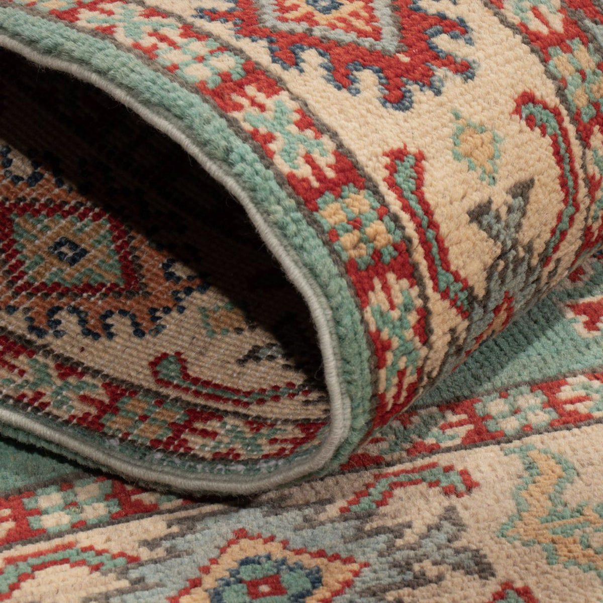 Alfombra Ziegler - Kazak - 123 x 82 cm - turquesa