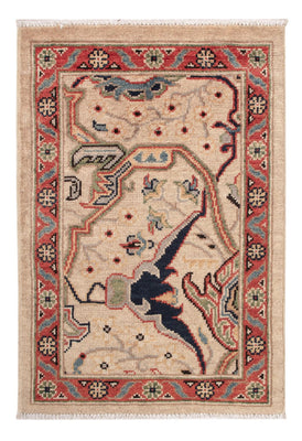 Alfombra Ziegler - Kazak - 89 x 60 cm - beige oscuro