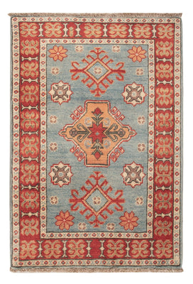 Alfombra Ziegler - Kazak - 88 x 59 cm - azul claro