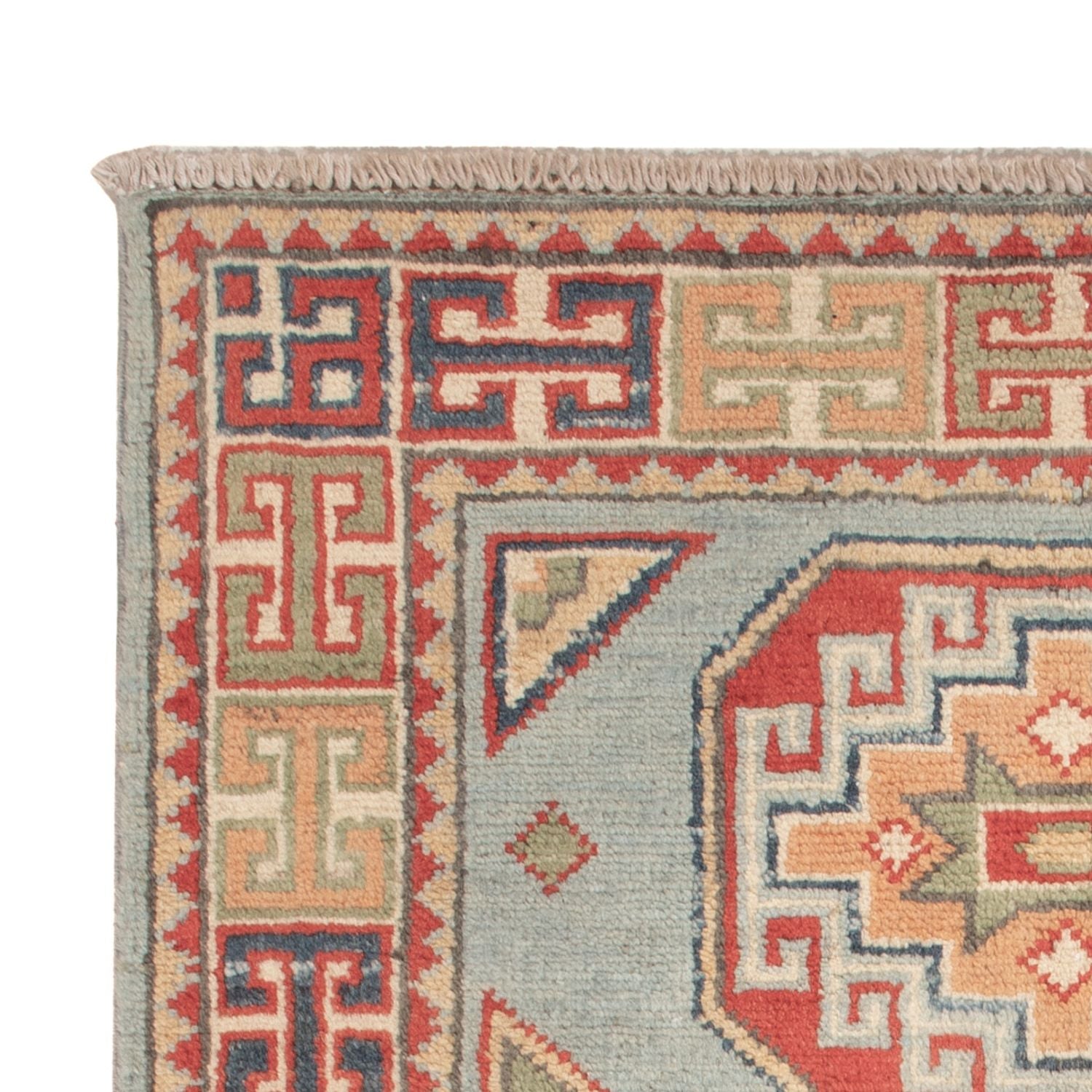 Alfombra Ziegler - Kazak - 91 x 62 cm - azul claro