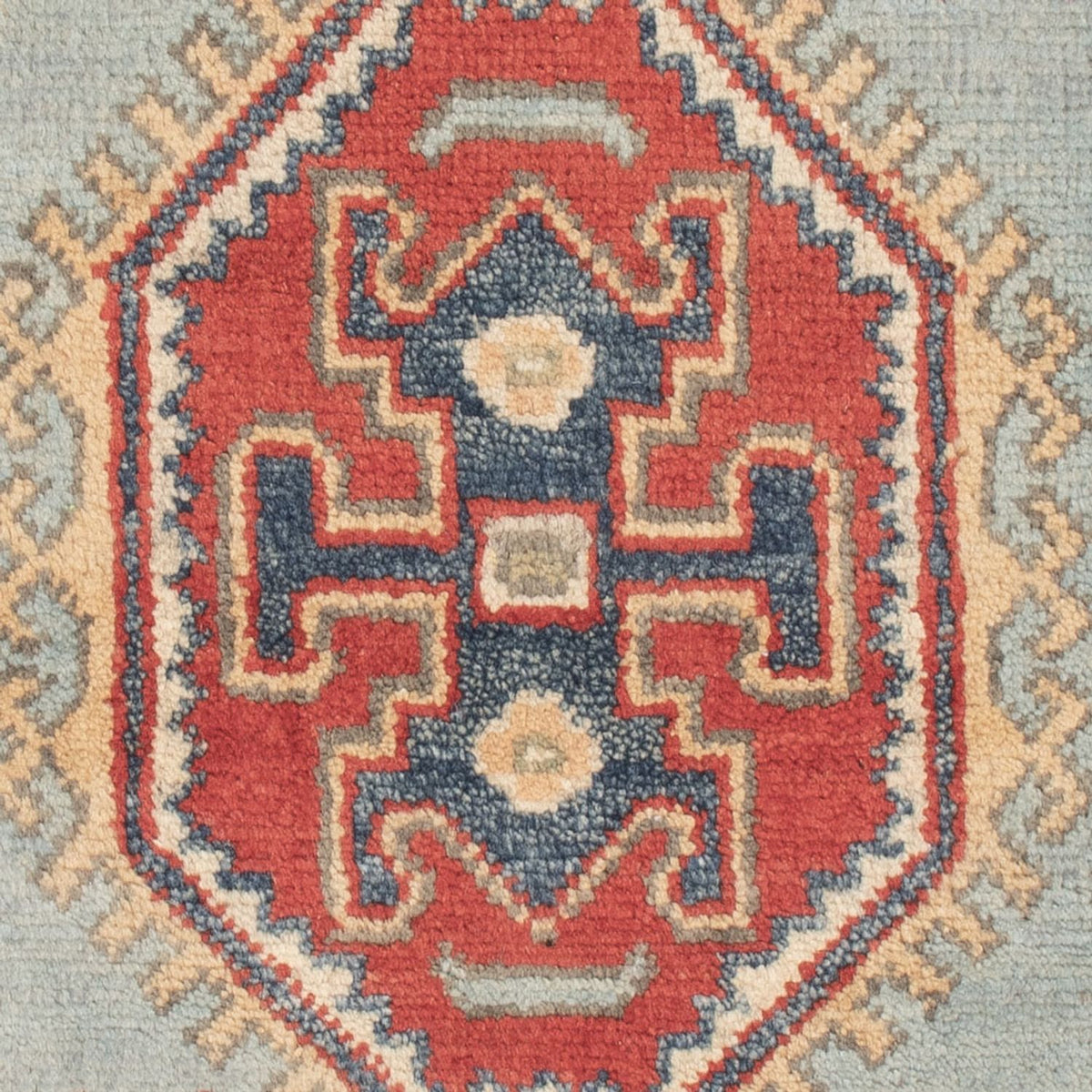 Alfombra Ziegler - Kazak - 96 x 60 cm - azul claro