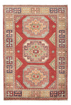 Kazak Alfombra 62x92cm - Alfombra oriental - Rectángulo / Rojo / 62 x 92 cm Rectángulo