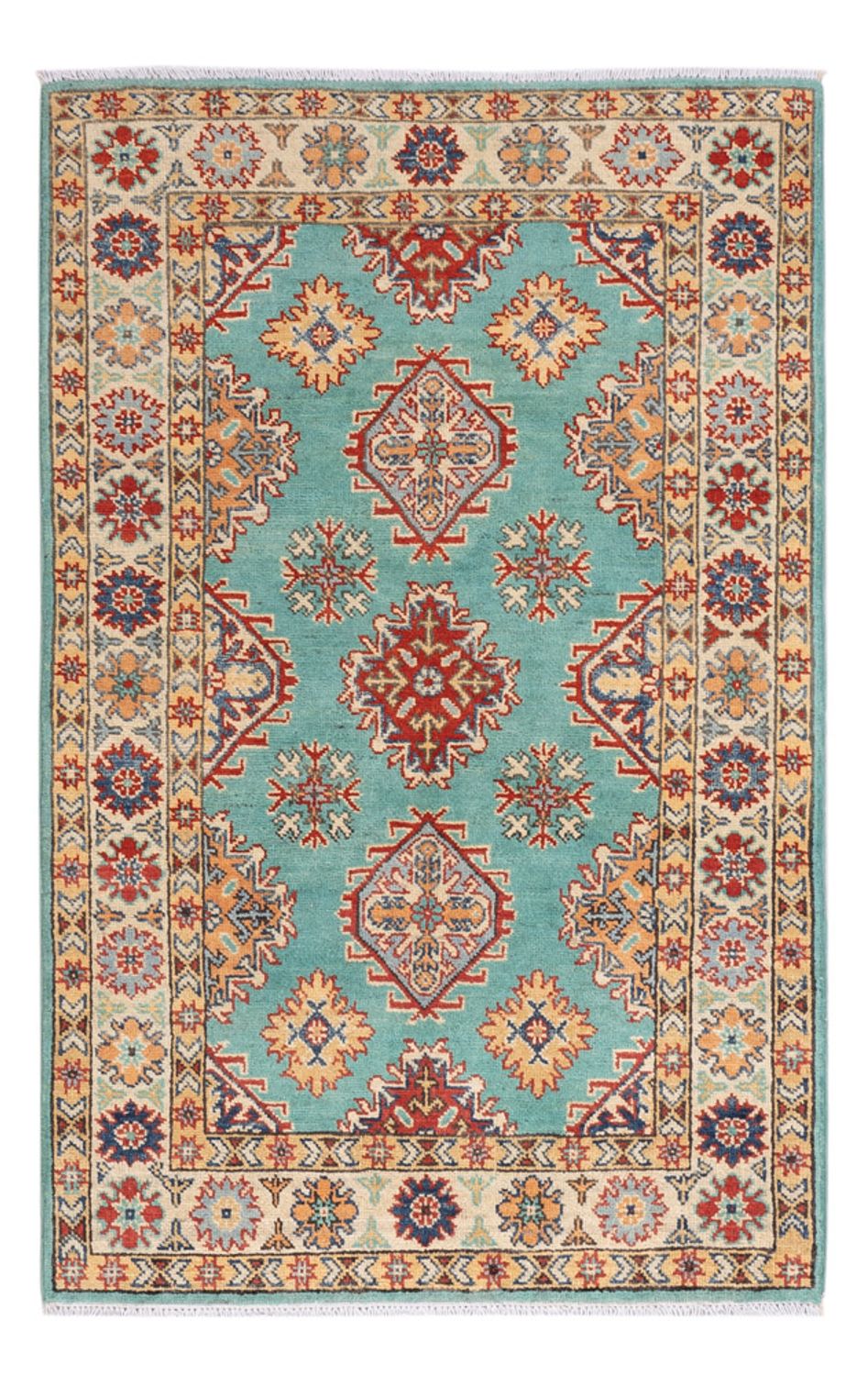 Alfombra Ziegler - Kazak - 150 x 91 cm - azul claro