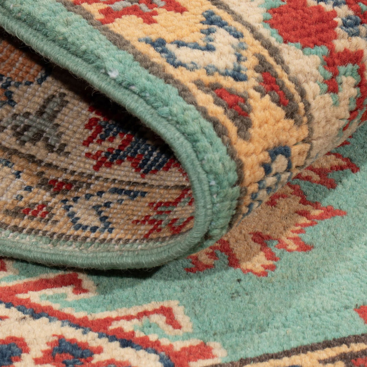 Alfombra Ziegler - Kazak - 150 x 91 cm - azul claro