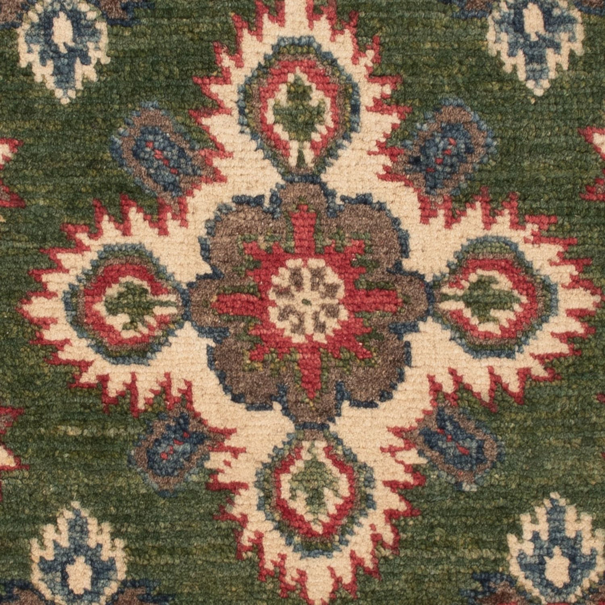 Alfombra Ziegler - Kazak - 86 x 60 cm - verde