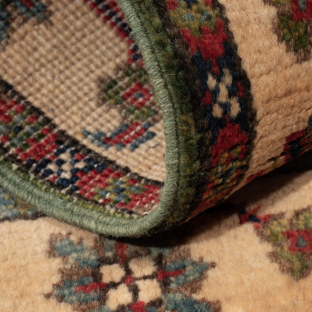 Alfombra Ziegler - Kazak - 94 x 60 cm - verde