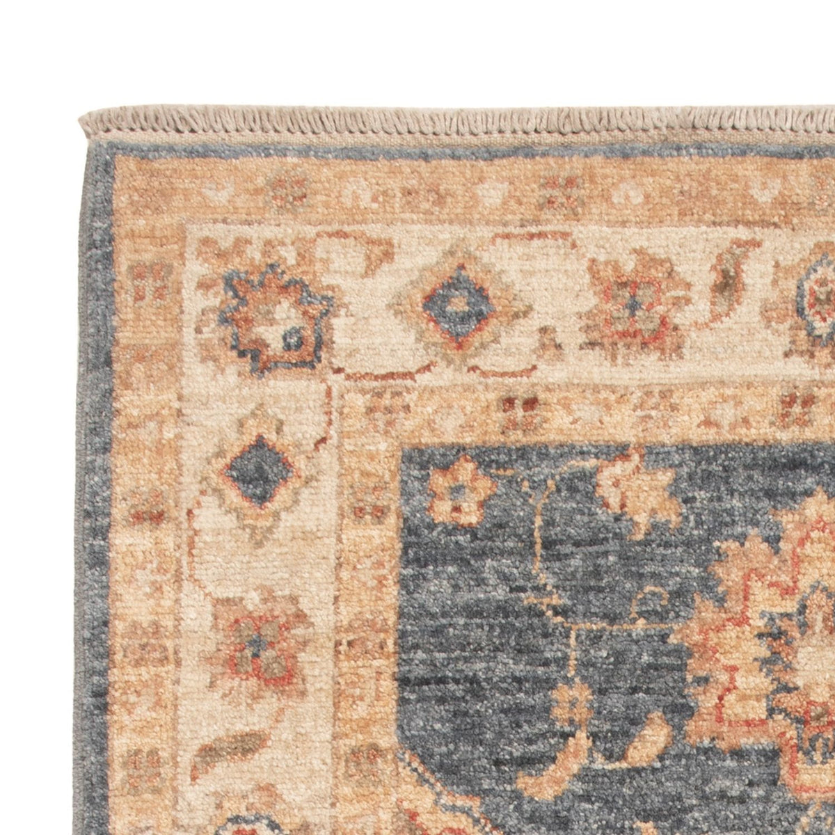 Alfombra Ziegler - 98 x 68 cm - azul oscuro