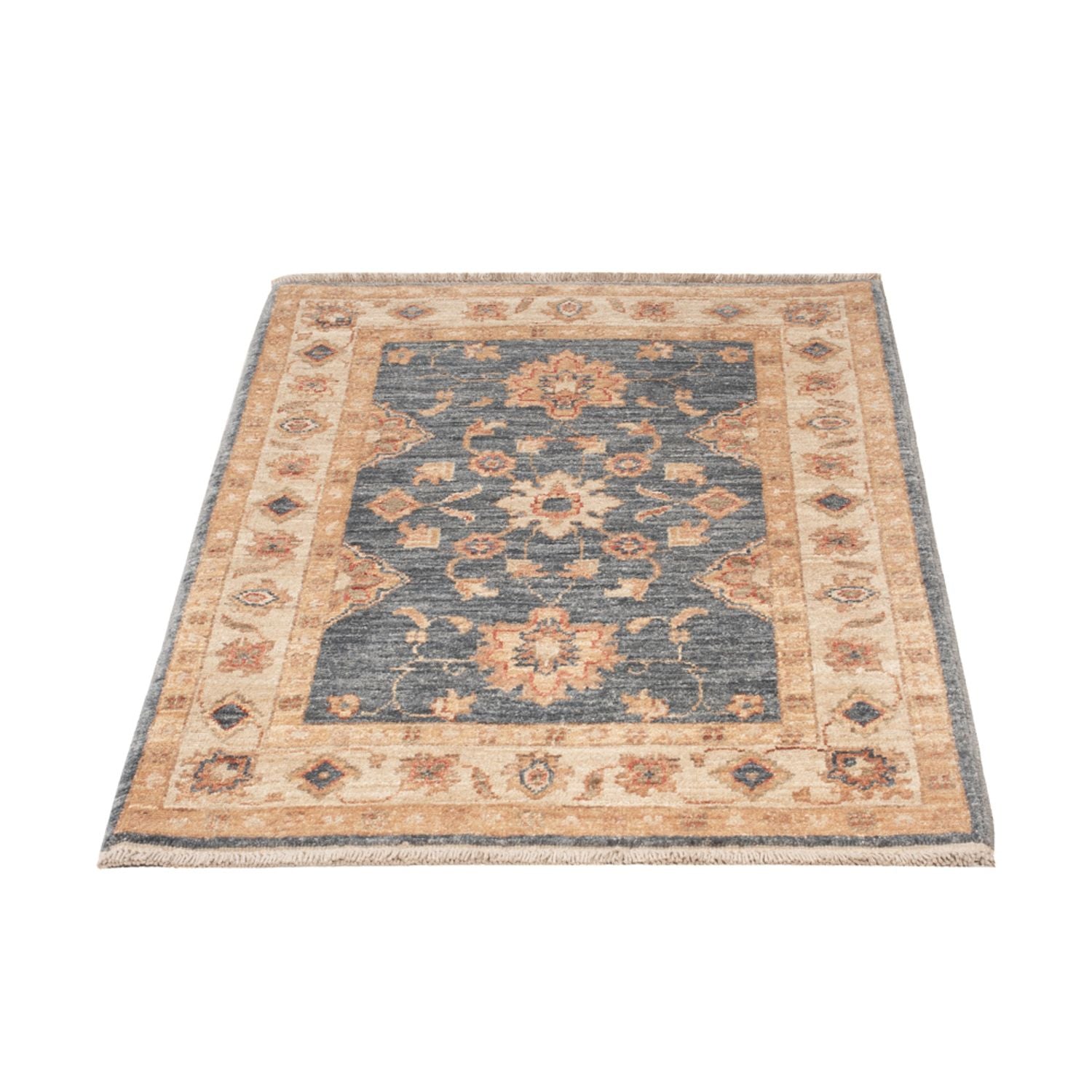 Alfombra Ziegler - 98 x 68 cm - azul oscuro
