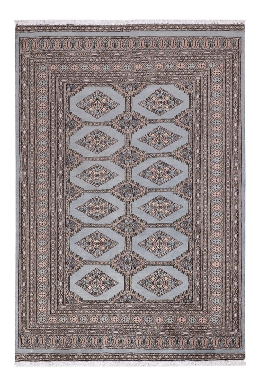 Alfombra Pakistani - 181 x 124 cm - azul claro