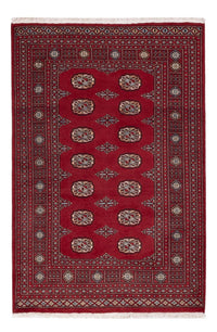 Alfombra Pakistani - 182 x 124 cm - rojo