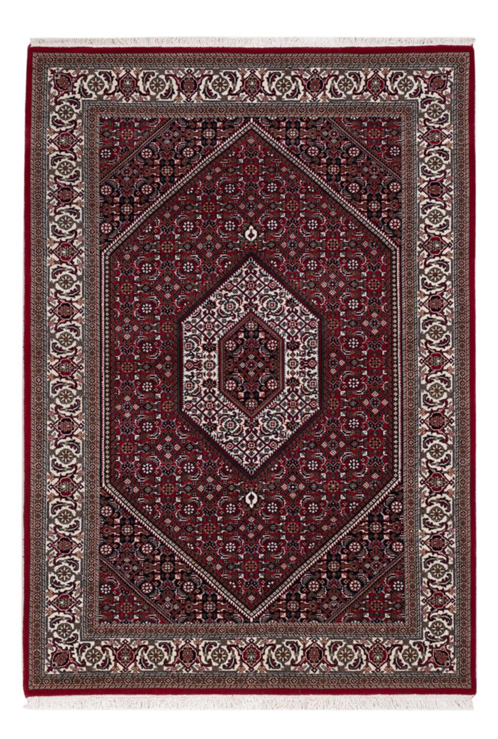 Alfombra oriental - Bidjar - Indus - 183 x 127 cm - beige oscuro