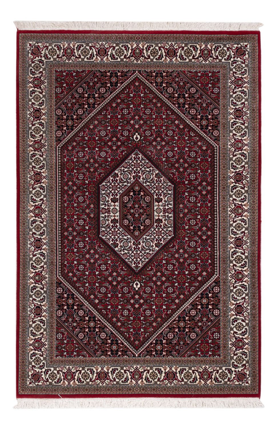 Alfombra oriental - Bidjar - Indus - 182 x 122 cm - beige oscuro