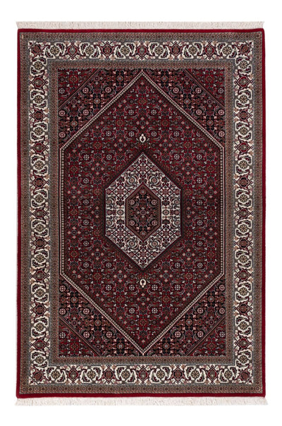Bidjar Indo Alfombra 122x184cm - Alfombra oriental - beige oscuro
