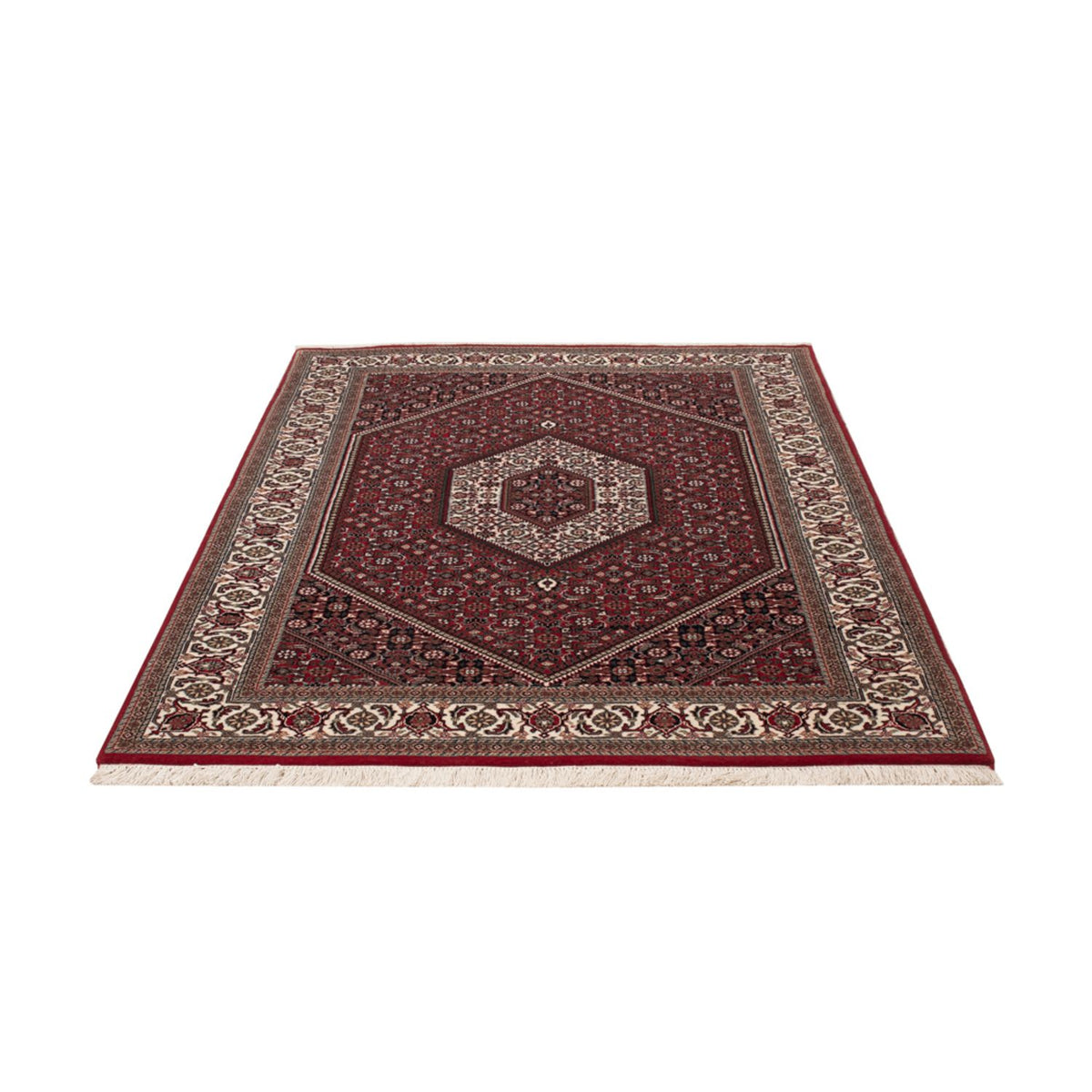 Alfombra oriental - Bidjar - Indus - 182 x 123 cm - beige oscuro