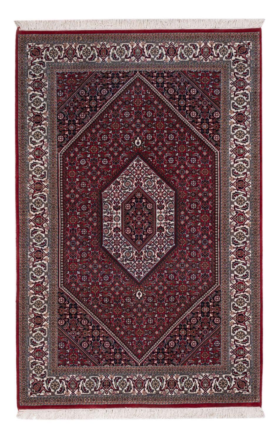 Alfombra oriental - Bidjar - Indus - 184 x 121 cm - beige oscuro