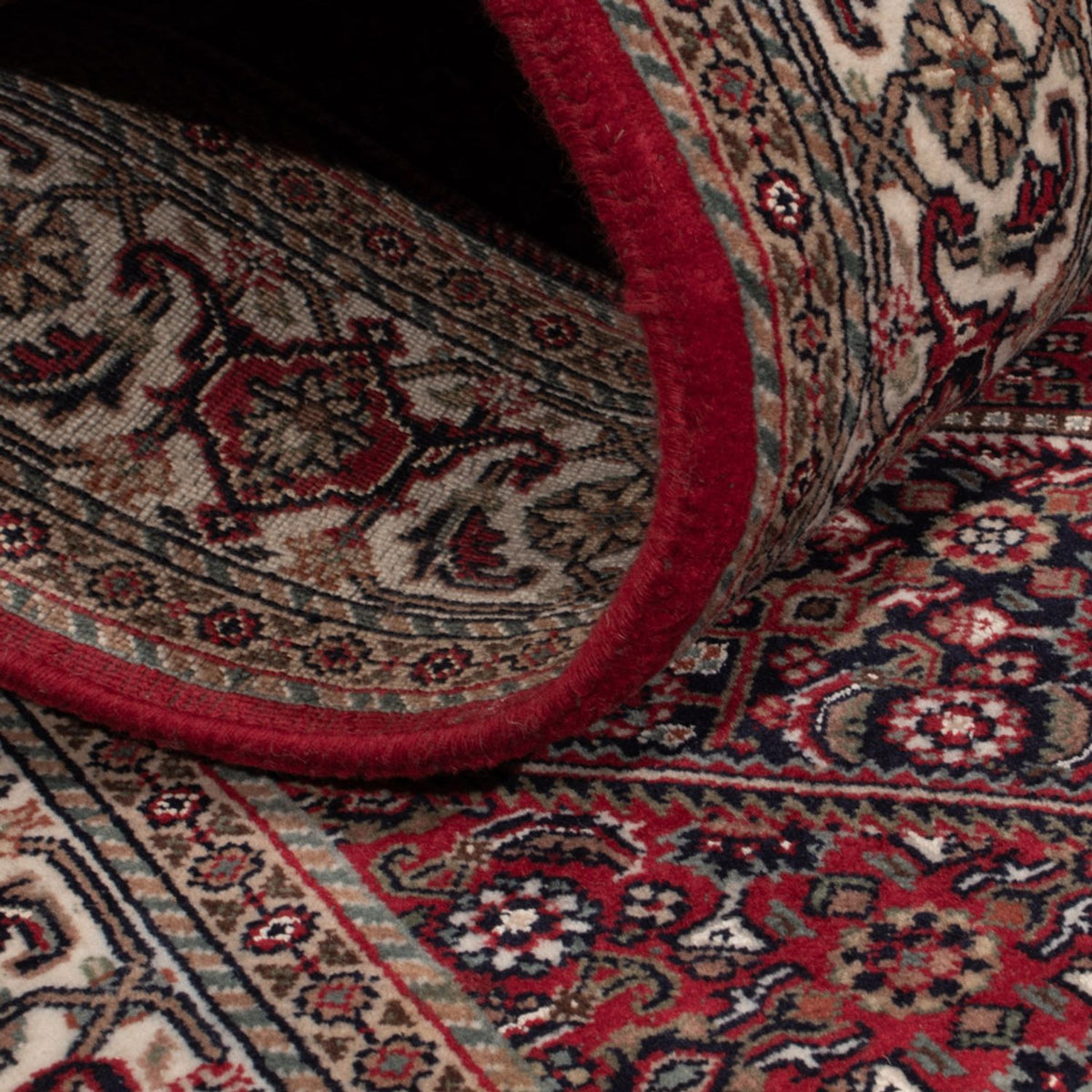 Alfombra oriental - Bidjar - Indus - 184 x 121 cm - beige oscuro